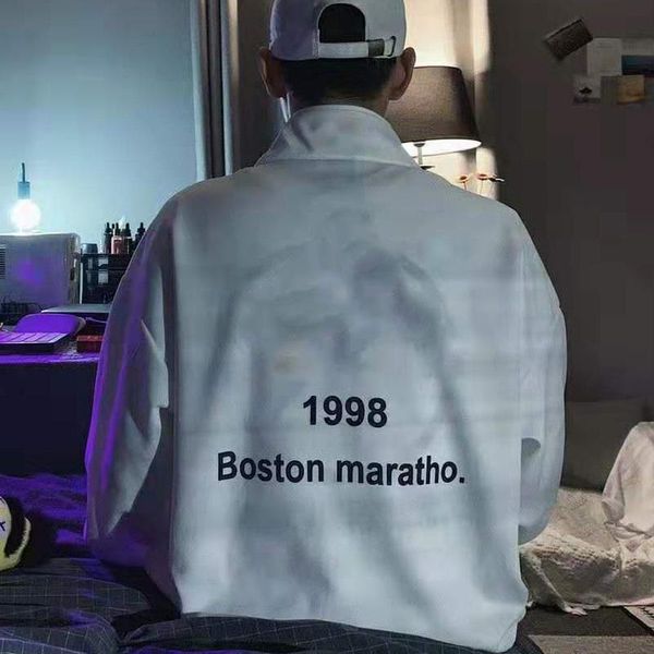 

2019 новый конструктор прибытия одежда мужская мода солнцезащитный пальто популярная ветровка куртка размер m-xl 01, Black;brown