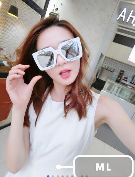 

2019 summer new luxury ladies fashion trend polarized sunglasses senior sunglasses 5 colors with special glasses case, White;black