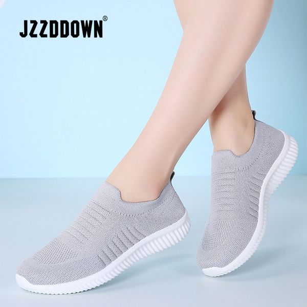 

jzzddown spring women casual sneakers flats shoes mesh lace up sneakers tenis feminino mocassins creepers woman flat shoes, Black