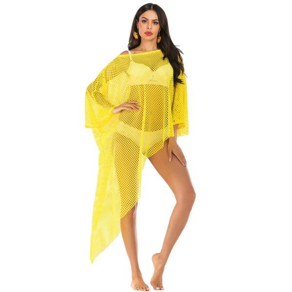 

бикини cover up платье пляжа большой размер женщин пляжная сеточку маскировка outwear для женщин купальник мыс ups swim wear кафтан, Blue;gray