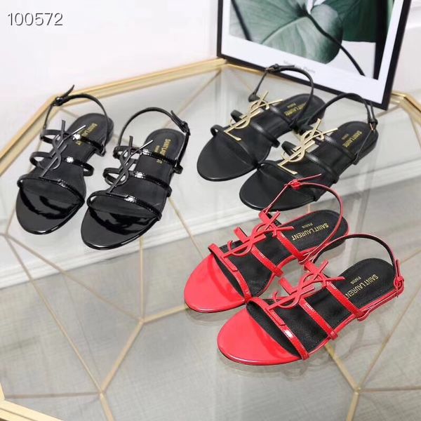 

brandys sandals slippers women real leather studs high heels sandal 34-40 rivet transparent slippers slide sandals flip flops, Black