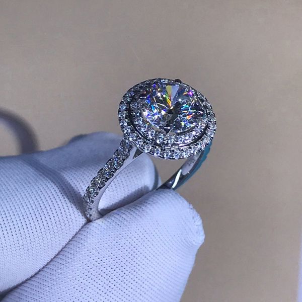 

обручальные кольца mossang алмаза мастер камню 1,5 карат d цвет второго прохода ручка с органом gra сертификата кодекса один камень один cer, Slivery;golden