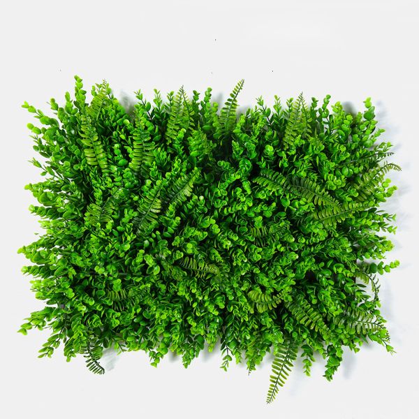 

1pcs green plant wall simulation boxwood hedge garden backyard grass home decor artificial rug lawn outdoor privacy screen panel