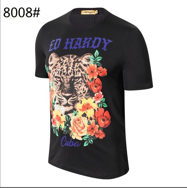 

2019pp дизайнер футболка хип-хоп сплошной цвет мужской дизайнер футболка с цветочным леопардовым брендом мужская женская рубашка с длинными, White;black