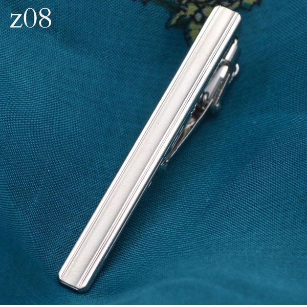 

simple silver men's standard tie clip groom wedding metal tie clip business dress wholesale foreign trade random style