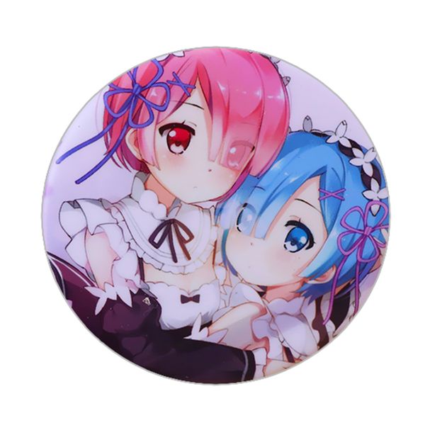 

fffpin cute japan anime clothes badge sister girl friend gift breastpin pin brooch coin collect for broche rem ram cosplay game