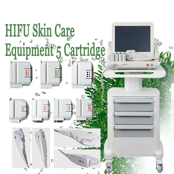 

for home use hifu 5 cartridges device lifting system high intensity focused ultrasound hifu face lift skin tightening machine anti wrinkle