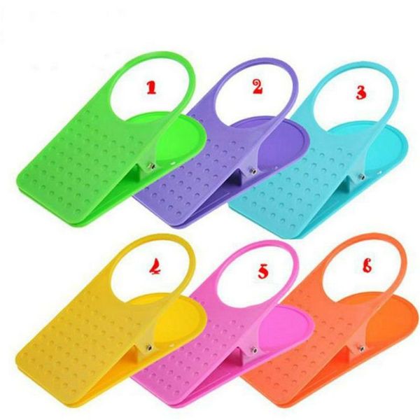 

creative drinking cup holder clip - home office table desk side huge clip water drink beverage soda coffee mug holder cup saucer clip