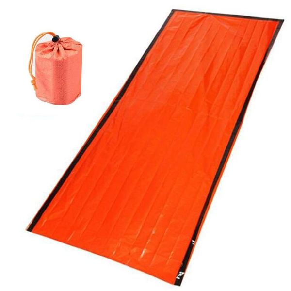 

ultralight sleeping bag outdoor emergency camping sleeping bag storage pack package with whistle for camping travel hiking