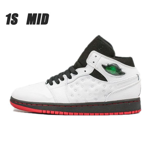 

new 1s mid cut white designer sneakers men sport shoes for skateboarding casual trainers for street wearing