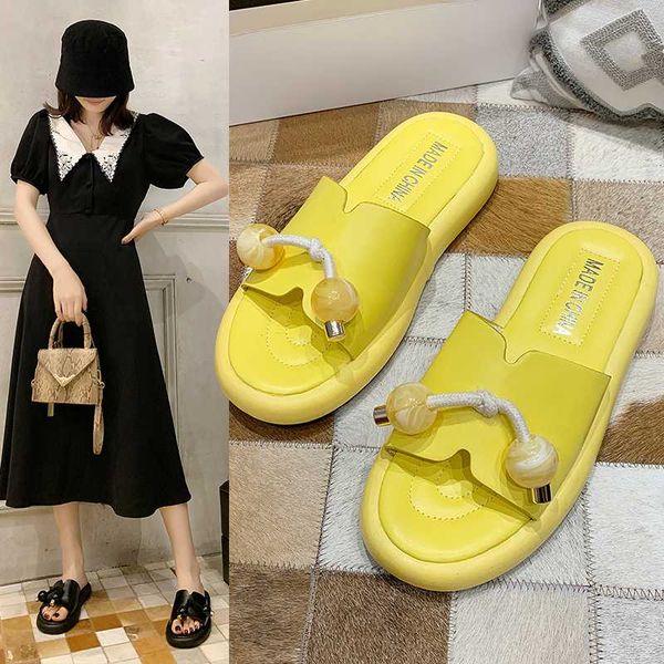 

slippers casual low shoes woman 2020 shale female beach lady platform slipers women soft summer sabot girl flat new pu, Black