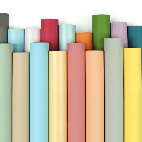 

papers silk wall modern home decor colorful solid color red green blue wallpaper roll decorative for bedroom living room walls