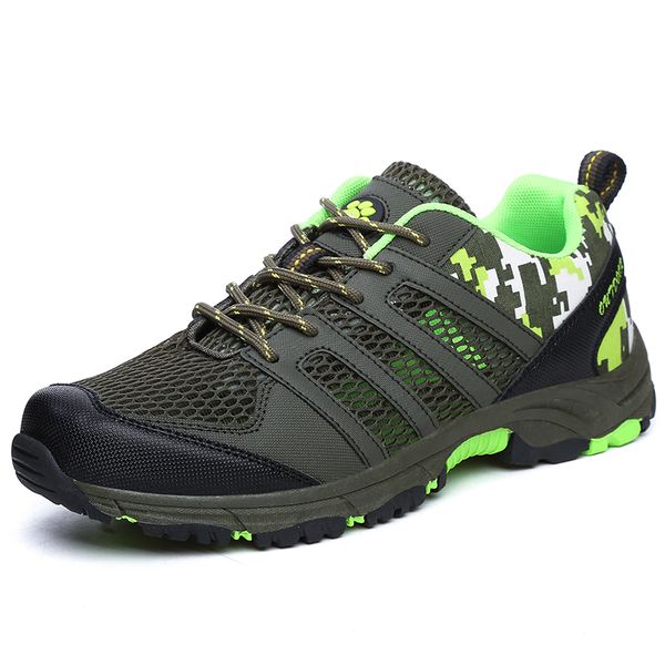 

humtto big size men's hiking shoes breathable man trekking sneakers non-slip outdoor shoes male mountain climbing camping