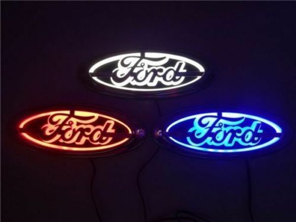 

5d led car tail logo light for ford focus mondeo kuga auto badge light