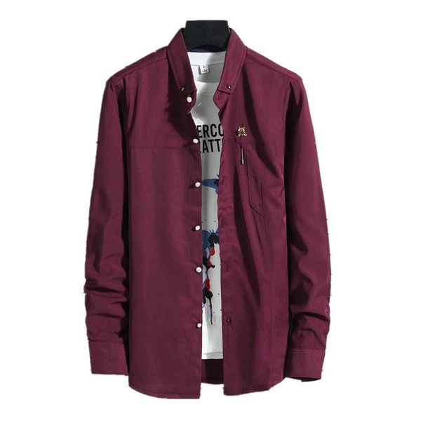 

fashion men shirts business shirt long sleeve slim fit white red blue smart male social dress shirt, White;black