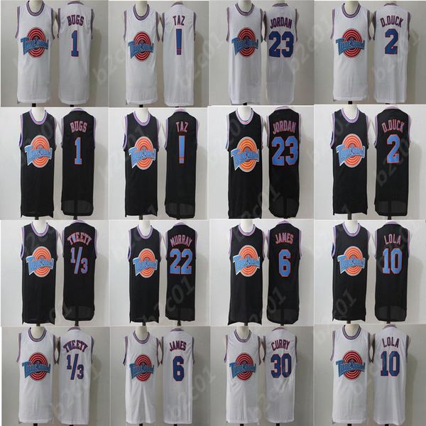 

Movie LeBron Space Jam Jersey 6 James Tune Squad Looney Daffy Duck Bill Murray Lola Bugs Bunny TAZ Tweety Michael