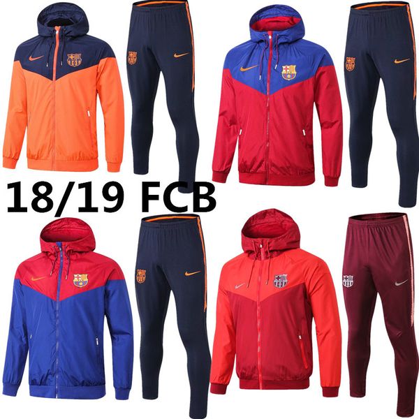 

2018 19 barcelona hoodie me i coupe vent griezmann jacket rakitic coutinho track uit uarez long leeve de jong windbreaker football coat, Gray;blue