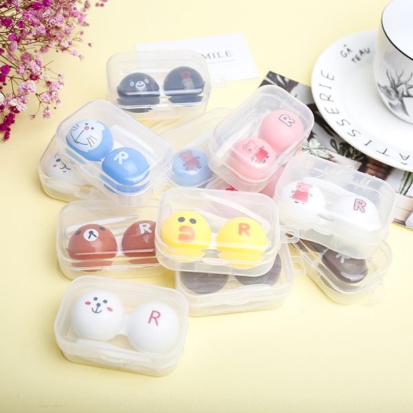 

small case case nursing and cute small animal invisible glasses contact lenses box invisible glasses care box