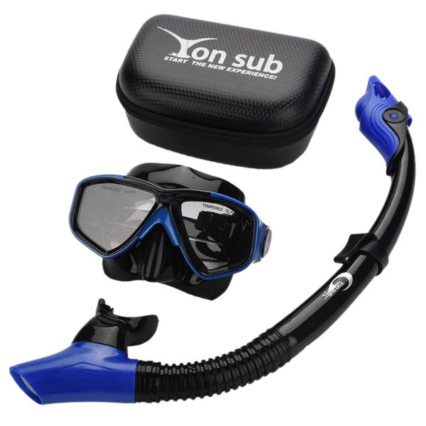 

new sale yon sub professional diving mask snorkel anti-fog goggles glasses set swimming equipment snorkel breathing tube eye p