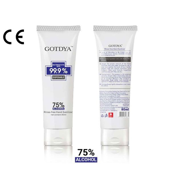 

gotdya одноразовый гель для рук дезинфицирующее средство гель 75% спирт антибактериальный рука без мытья дезинфицирующее средство дезинфицир