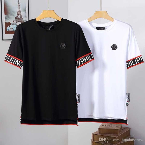 

2019 printed phillip plain t hirt fa hion ca ual cool o neck men 039 bear t hirt ummer hort leeve men clothing pp830