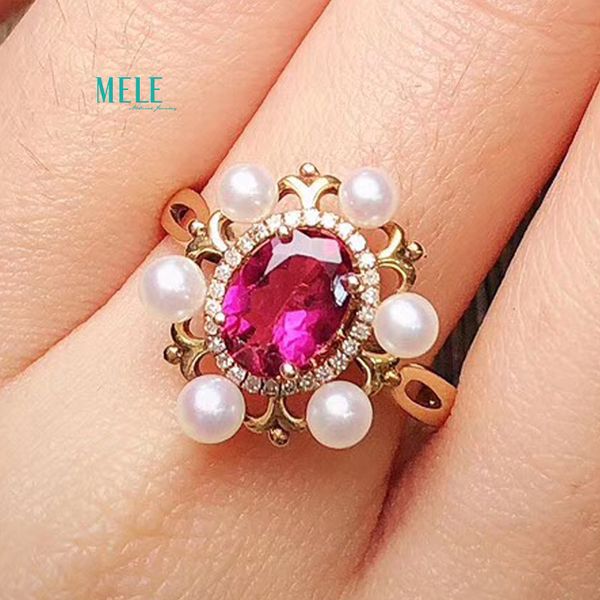 

18k gold inlay natural tourmaline ring population weight 3.5g main stone 1.04ct, Golden;silver