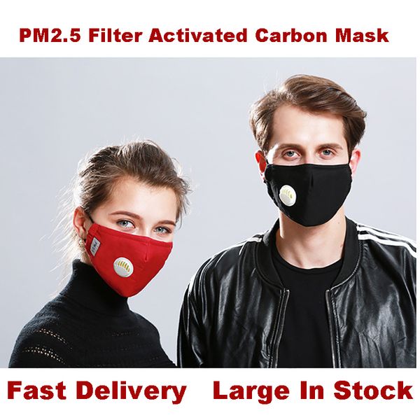 

kn95 face mask carbon filter face mask anti-fog pm2.5 activated carbon masks cotton breathing valve mask factory wholesale masks