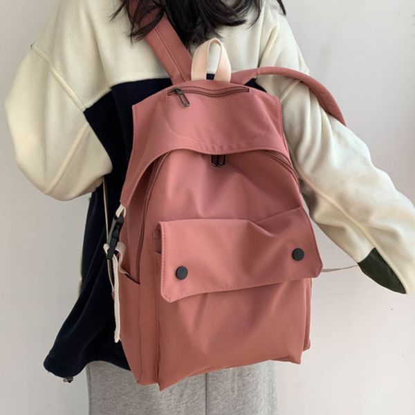 

female personality school bag for teenage girls 2020 nylon backpack women mochilas sac a dos ladies laprucksack men bag pack