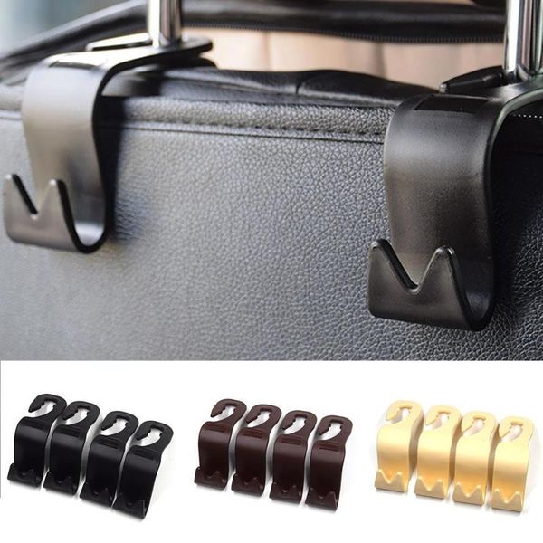 

auto fastener 4 pcs universal car seat back hooks autos headrest hanger holder vehicle mount interior accessories