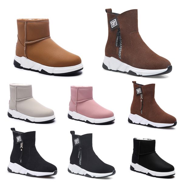 

non-brand designer shoes speed trainer casual sock shoe brown black pink beige flat fashion women runner socks sneakers 36-40 style #2917