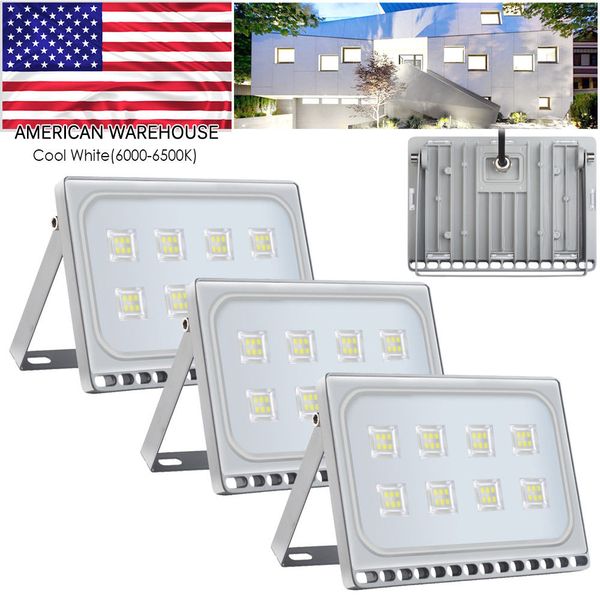 

ultraslim 50w led flood light 2800-6000k warm/cold white outdoor security garden landscape spotlight led reflector wall lamp outdoor lightin