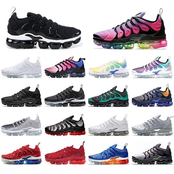 

with socksvapormax tn plus men women running shoes sneakers chaussures tns betrue hyper violet bumblebee usa wolf grey mens trainers
