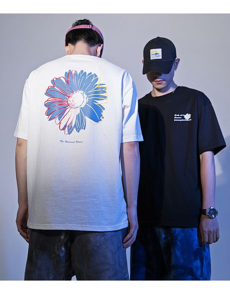 

mens womens polo t shirt fashion men polos casual mens designer polo casual leisure daisy breathable summer short sleeves, White;black