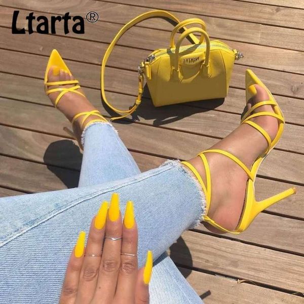 

ltarta sexy желтый сандалии женские сандалии лето новый указал рыба рот крест stilettos острый наконечник пальца ноги 11.5cm пятки zl-222-5, Black