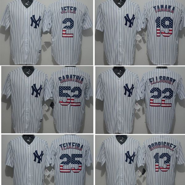 

24 sanchez jerseys derek 2 jeter 19 tanaka 52 sabathia 25 teixeira baseball jerseys gary 22 ellsbury cool base high quality, Blue;black