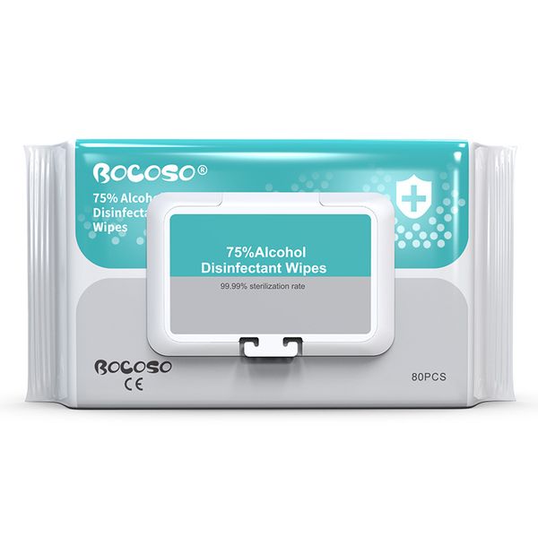 

75% спирт дезинфекция салфетки одноразовые полотенце для рук очистка кожи бактерии дезинфекция салфетки хлопок 80 штук салфетки