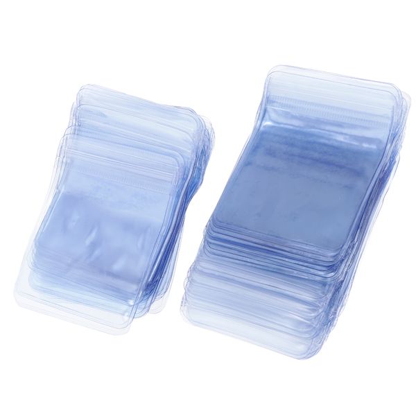 

100 pieces bulk poly reclosable ziplock bag jewelry trinkets pouch 3 size available seal, Black;white