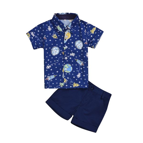 

2 шт. / компл. baby girl лето с коротким рукавом мягкий хлопок малышей набор мультфильм шаблон топ + сплошной цвет брюки дети малыш повседне, White