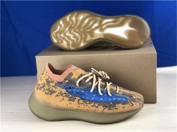 

2020 authentic 380 blue oat running shoes 380s men women kanye west wave runner 3m reflective sneakers sports with original box