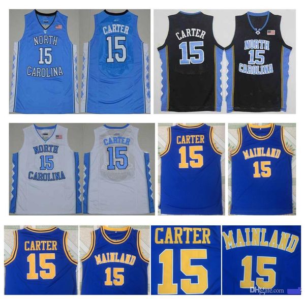 

vince 15 carter jersey mainland high school ncaa north carolina tar heels college basketball jerseys blue white black s