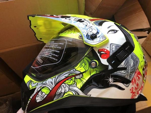 

wanli new motorcycle helmet men full face helmet moto riding abs material adventure motocross motorbike dot certification