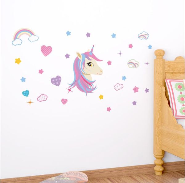 Avoir Images Acheter Maison Decoration Murale Designer Licorne Creative Fille le plus cool par