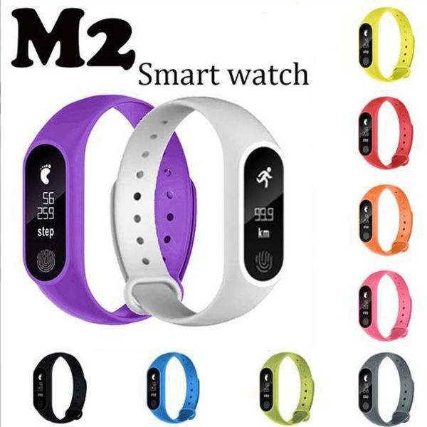 

Smart Bracelet M2 Fitness Tracker Watch with Heart Rate Monitor Pedometer Call Reminder Health Applicable to ios Android