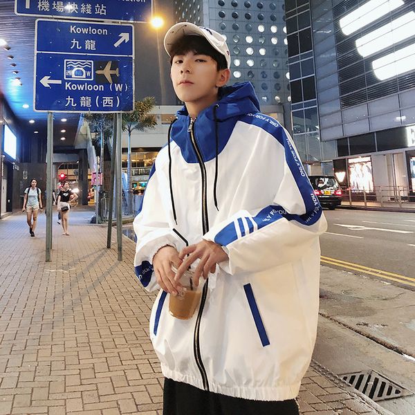 

zogaa 2019 new spring autumn korean wersion casual jackets men plus size m- 5xl men's jackets students loose handsome coats, Black;brown