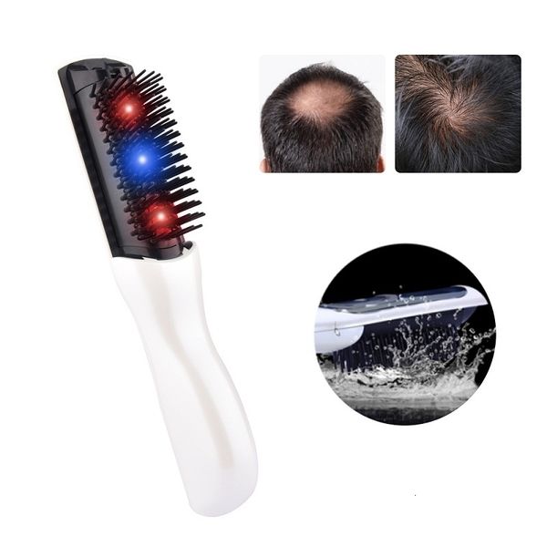 Perda de crescimento do cabelo [EUA Stock] Laser elétrica Massagem Comb cabelo Anti Bald Folículos Activation Infrared Massager principal Drop Ship LY191203