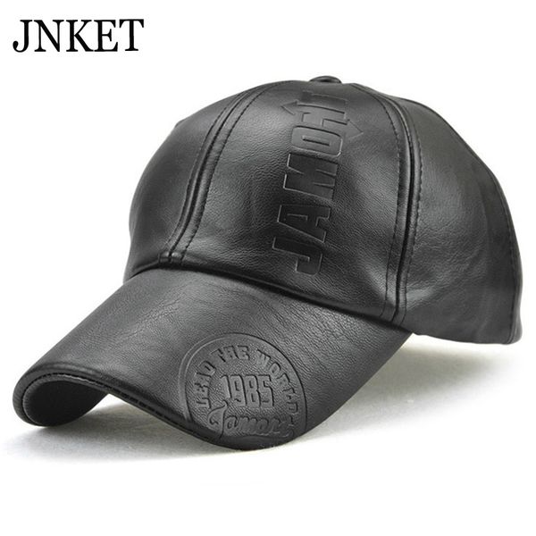 

jnket pu leather baseball cap winter cap waterproof windproof hat stamping logo outdoor sports gorras casquette, Blue;gray