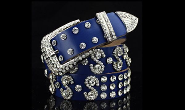 

2020 designer new fashion luxury super glittering diamond zircon flower leather belt, women 110cm 3.6 ft 16 model, Black;brown