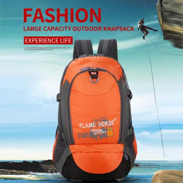 

outdoor sports backpack large capacity waterproof lightweight and delicate practical durable hiking travel knapsack