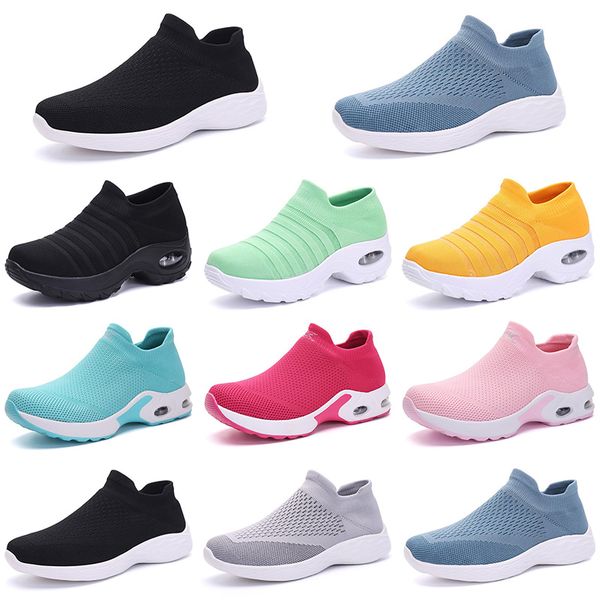 

new designer fashion casual sock shoes luxury men women breathable black slip on outdoor mens trainers sports sneakers size 36-44 color25