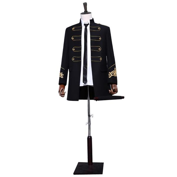 

дэн превышение шоу длинный жених жениться полное платье жених служить мужской добро пожаловать свадебная ветровка, White;black